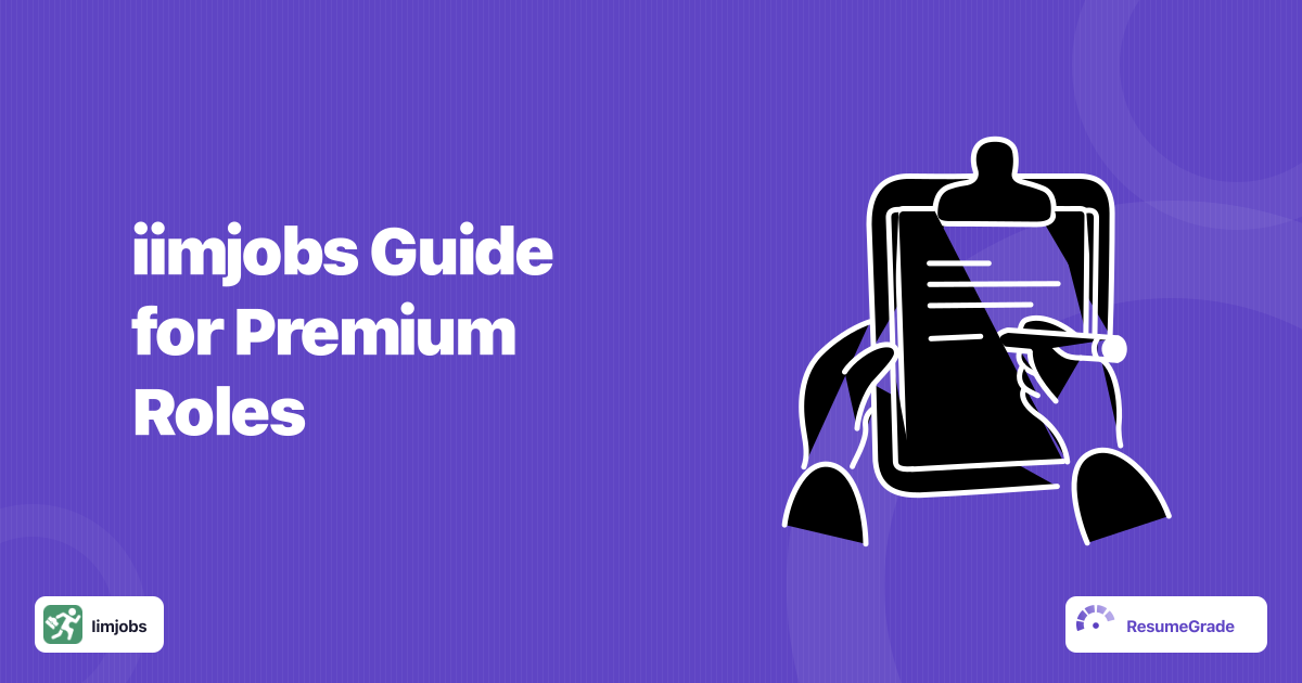 iimjobs guide: how to get shortlisted for premium roles without a tier-1 MBA